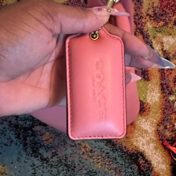 Coach Blush Pink Leather Shoulder Bag - Picture 4 of 4
